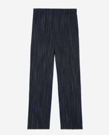 The Kooples Navy Blue Striped Pants at The Kooples