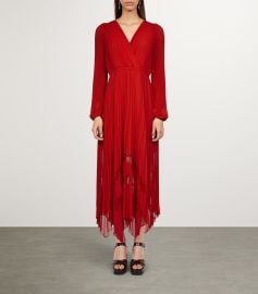 The Kooples Pleated Maxi Dress Harrods US at Harrods