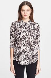 The Kooples Print Silk Blouse at Nordstrom