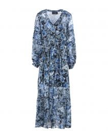 The Kooples Printed Long Dress at Yoox