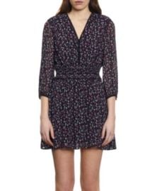 The Kooples Printed Smocked Mini Dress Bloomingdales at Bloomingdales