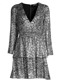 The Kooples Sequin Animal-Print Mini Dress at Saks Fifth Avenue