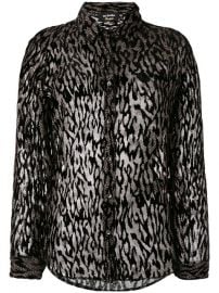 The Kooples Sheer Animal Print Blouse  174 - Buy SS17 Online - Fast Delivery  Price at Farfetch