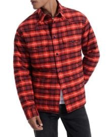 The Kooples Slim Fit Double Face Quilted Plaid Shirt Jacket   Bloomingdales at Bloomingdales