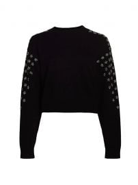 The Kooples Star Print Wool-Cashmere Sweater at Saks Fifth Avenue