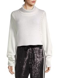 The Kooples Studded Draped Turtleneck at Saks Fifth Avenue