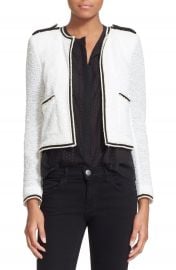 The Kooples Summer Cotton Blend Knit Jacket at Nordstrom