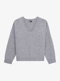 The Kooples Sweater in Cashmere Blend with Stars at Selfridges