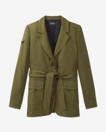 The Kooples Tencel Jacket with Pockets at The Kooples