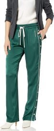 The Kooples Women s Women s Track Joggers with Snaps on The Side at Amazon