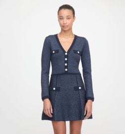 The Lana Dress in Navy Sequin Over The Moon at Over The Moon