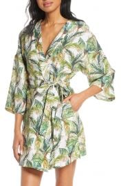 The Lazy Poet Lola Frond Print Robe at Nordstrom