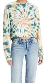 The Loafer Crop Fray Sweatshirt at Shopbop