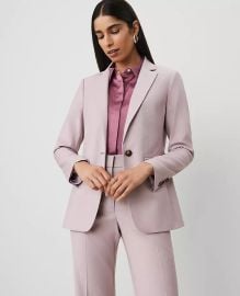 The Long Notched One Button Blazer at Ann Taylor
