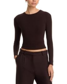 The Long Sleeve Rib Tee at Bloomingdales