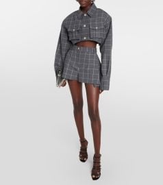 The Mannei Pavlle Checked Cropped Jacket at Mytheresa