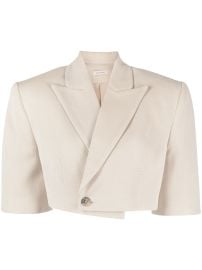 The Mannei Wjosa short-sleeve Cropped Blazer - at Farfetch