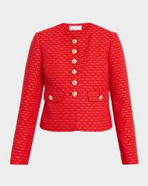 The Marlena Button-Down Tweed Jacket at Neiman Marcus