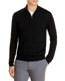 The Mens Store at Bloomingdales Quarter-Zip Merino Sweater - 100 Exclusive Bloomingdales at Bloomingdales