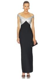 The Metallic Bonnie Gown at Revolve