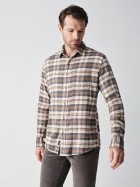 The Movement Flannel - West Range Plaid     at Faherty Brand