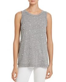 The Muscle Faux Pearl Tee by Current Elliott at Bloomingdales