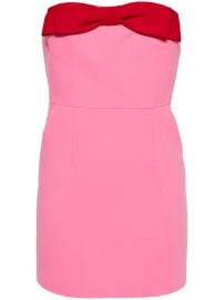 The New Arrivals Ilkyaz Ozel bow-embellished Mini Dress Pink at Farfetch