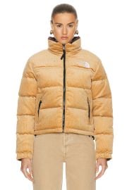 The North Face 92 Reversible Nuptse Jacket in Almond Butter Coal Brown at FWRD