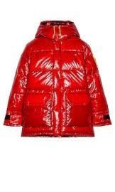 The North Face Brown Label Ripstop Parka in TNF Red at Revolve