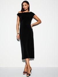 The Occasion by Old Navy One-Shoulder Midi Dress at Old Navy