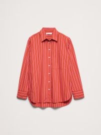The Oversized Shirt in Cotton Poplin Banana Republic at Banana Republic