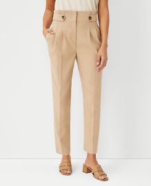 The Paperbag Ankle Pant in Desert Sand at Ann Taylor