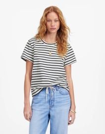 The Perfect Crewneck Tee in Allday Jersey at Madewell