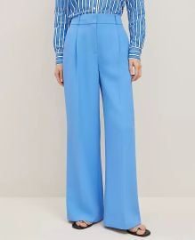 The Petite Wide-Leg Pant in Fluid Crepe at Ann Taylor