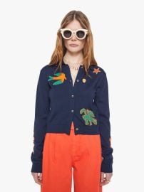 The Racquet Cardigan - Real Charmer MOTHER DENIM at Mother