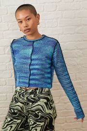 The Ragged Priest Blue Space Knit Top at Urban Outfitters