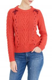 The Reeds X J Crew Cable Knit Sweater at Nordstrom