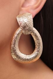 The Right Touch Earrings - Gold Fashion Nova at Fashion Nova