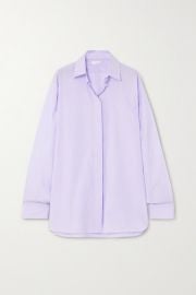 The Row - Big Sisea cotton-poplin shirt at Net A Porter