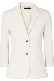 The Row - Schoolboy stretch wool-blend crepe blazer at Net A Porter