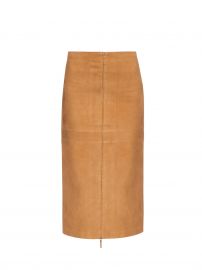 The Row Amika suede midi skirt at Matches