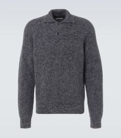 The Row Jora Mohair and Silk Polo Sweater at Mytheresa