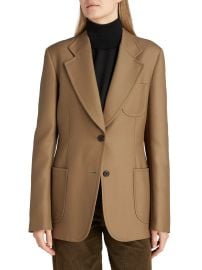 The Row Milto Wool Single Breasted Jacket at Saks Fifth Avenue