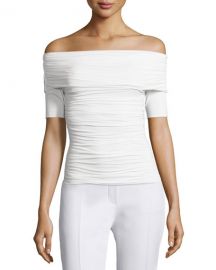 The Row Nanja Off-the-Shoulder Jersey Top at Neiman Marcus