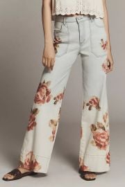 The Rylan Relaxed High Rise Flare Jeans By Pilcro5 at Anthropologie