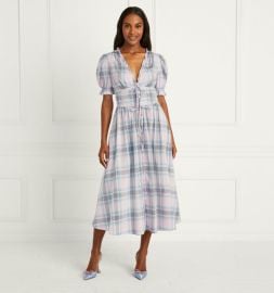 The Sabrina Dress - Pink Spring Plaid Hill House Home at Hill House Home