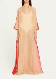 The Salting Gauze Colorblock Caftan Maxi Dress at Bergdorf Goodman