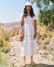 The Scallop Savanna Dress -- White ndash at The Great.