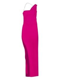 The Sei Bardot Asymmetric Draped Maxi Dress Pink at Farfetch