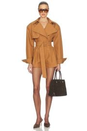 The Short Trench Jumpsuit at Revolve